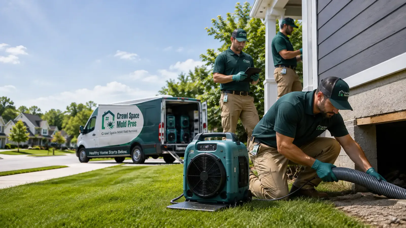Crawl Space Mold Removal in Humboldt, IL